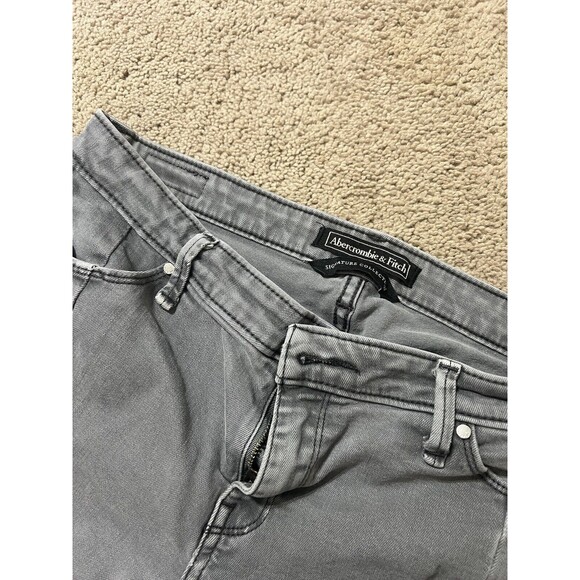 Abercrombie & Fitch Jeans Womens Adult Size 4R 29x26 Gray Super Skinny - Picture 3 of 7